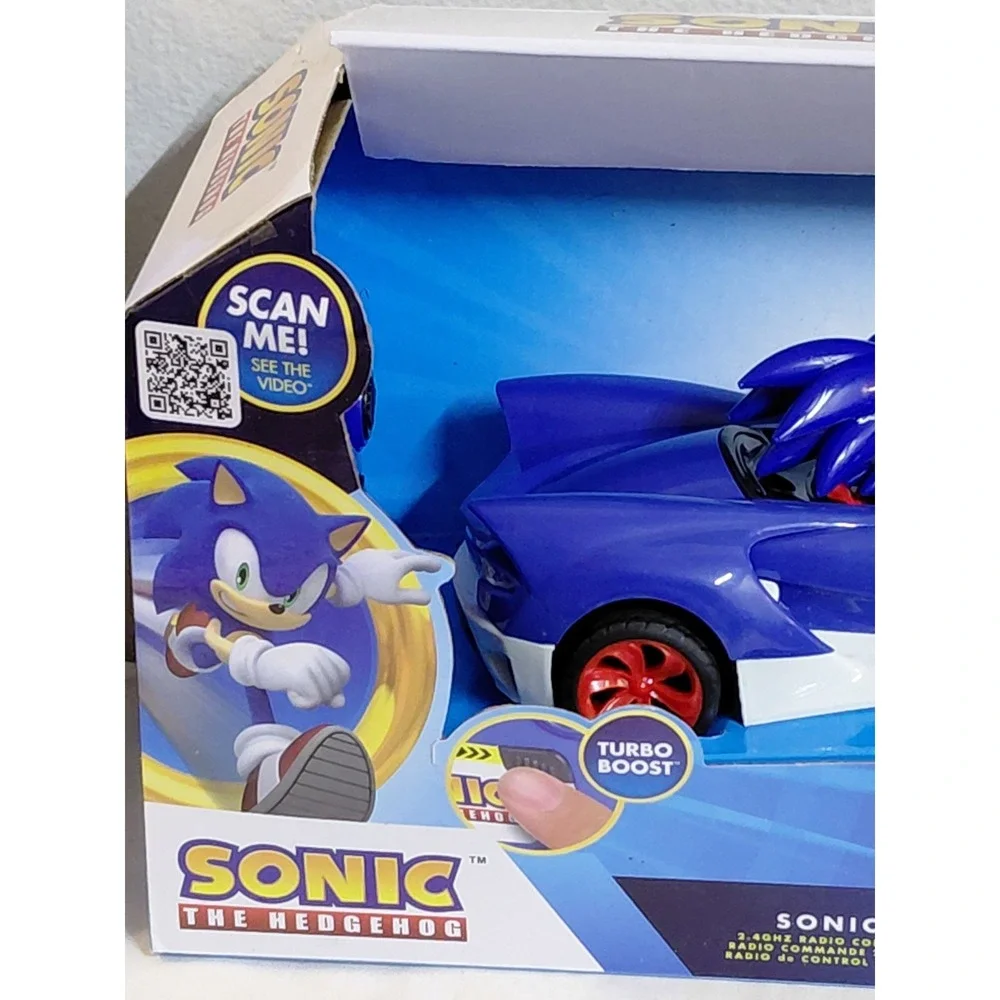 Sonic The Hedgehog 2.4GHz RC Radio Control Car Turbo Boost NKOK w/ Box